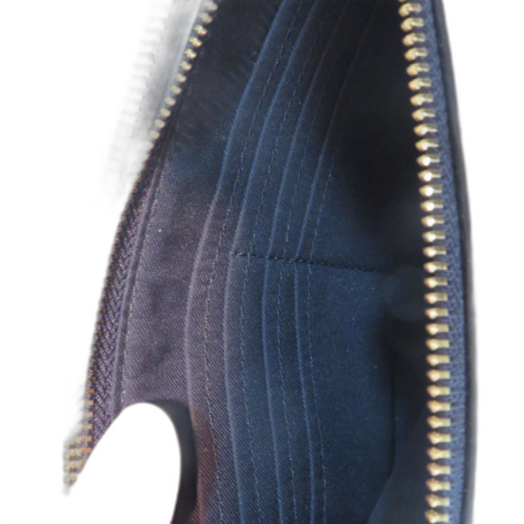 Coach Brown Signature Two Pouch Lined Wallet Clutch - Picture 6 of 7